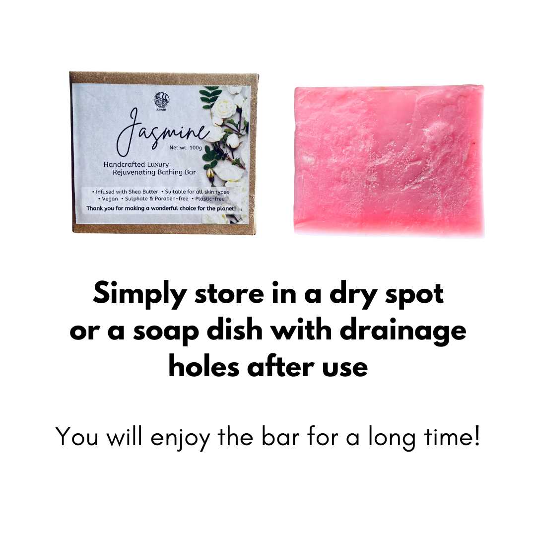 Rejuvenating Jasmine Bar 100g