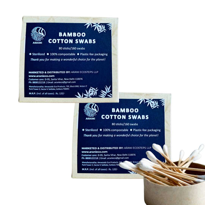 Bamboo cotton swab refill 160 sticks