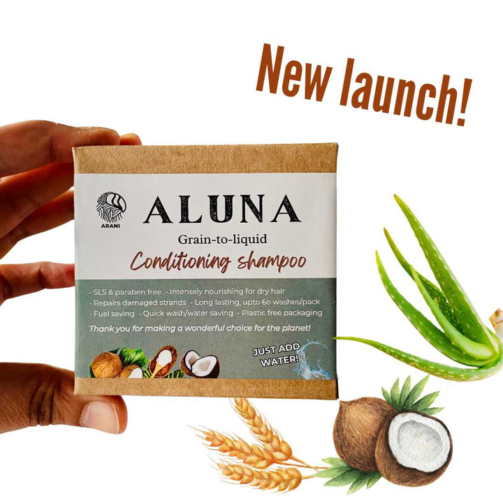 ALUNA Conditioning Shampoo Grain-to-Liquid 600ml