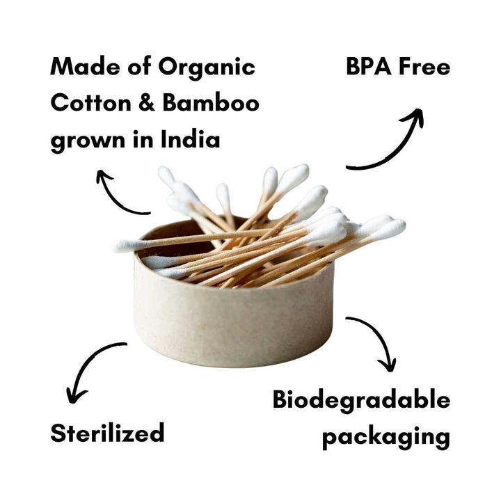 Bamboo cotton swab refill 160 sticks