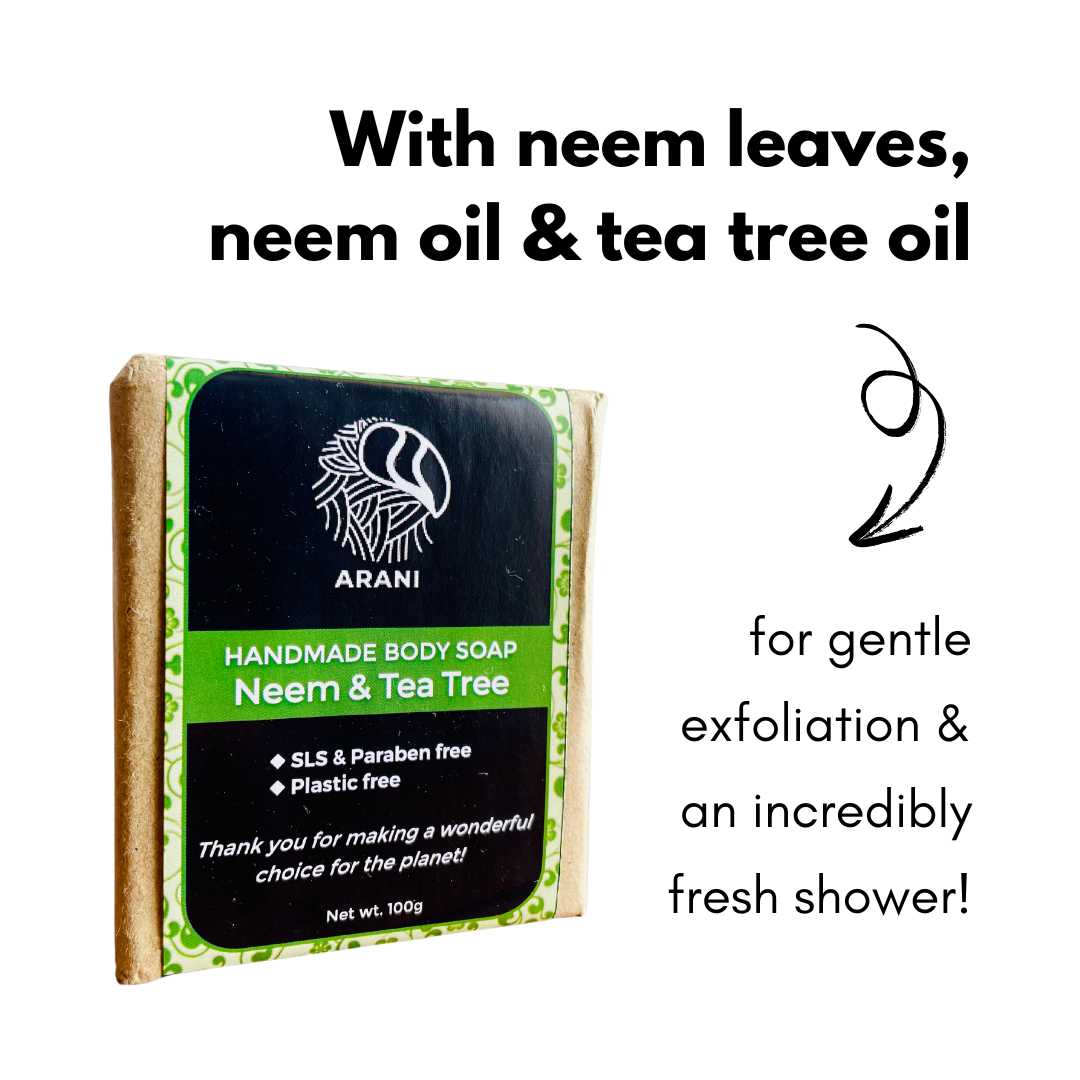 Neem & Tea Tree Bathing Bar 100g