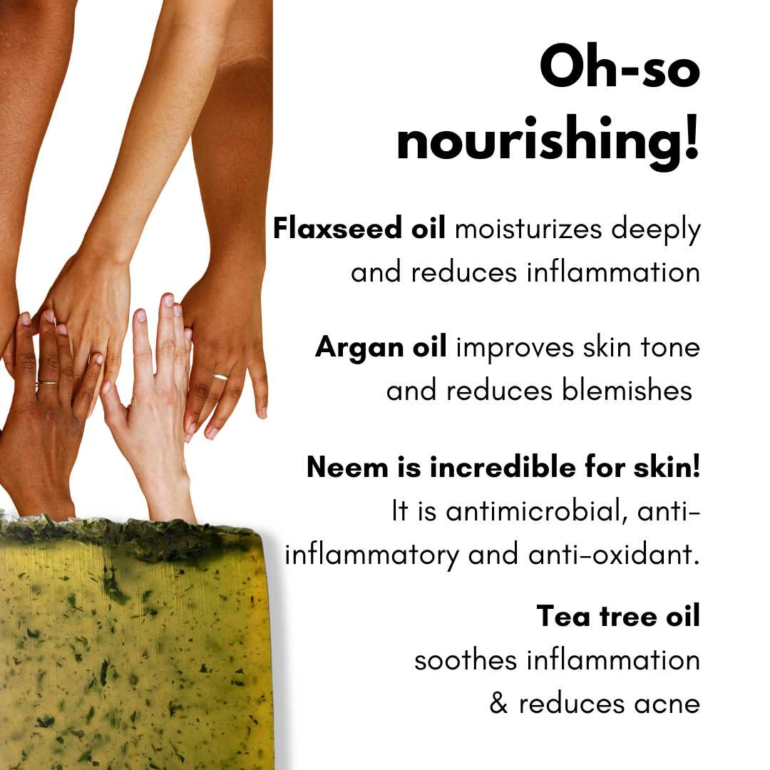 Neem & Tea Tree Bathing Bar 100g