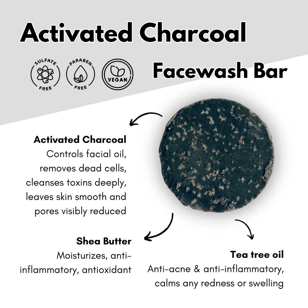 Activated Charcoal Facewash Bar 100g