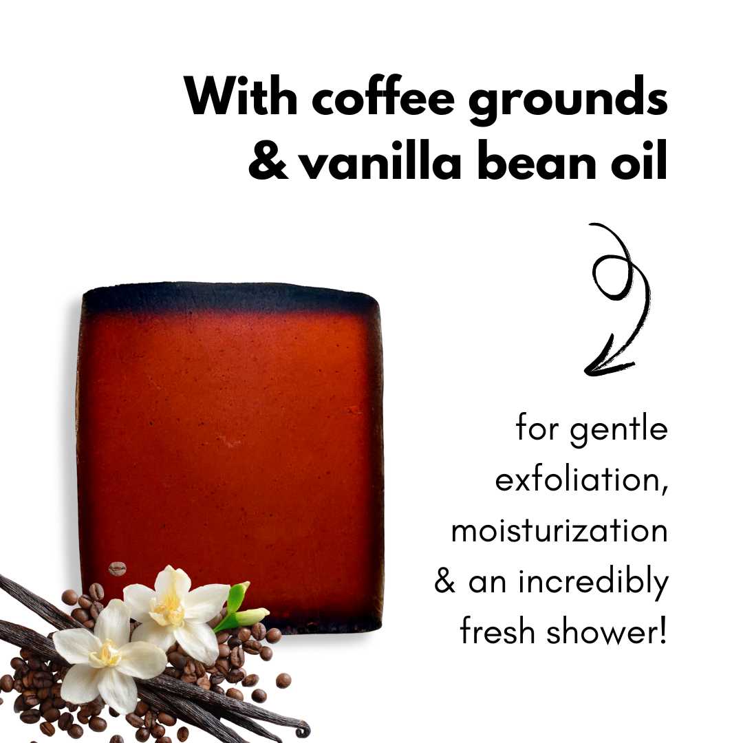 Vanilla & Coffee Scrub Bathing Bar 100g