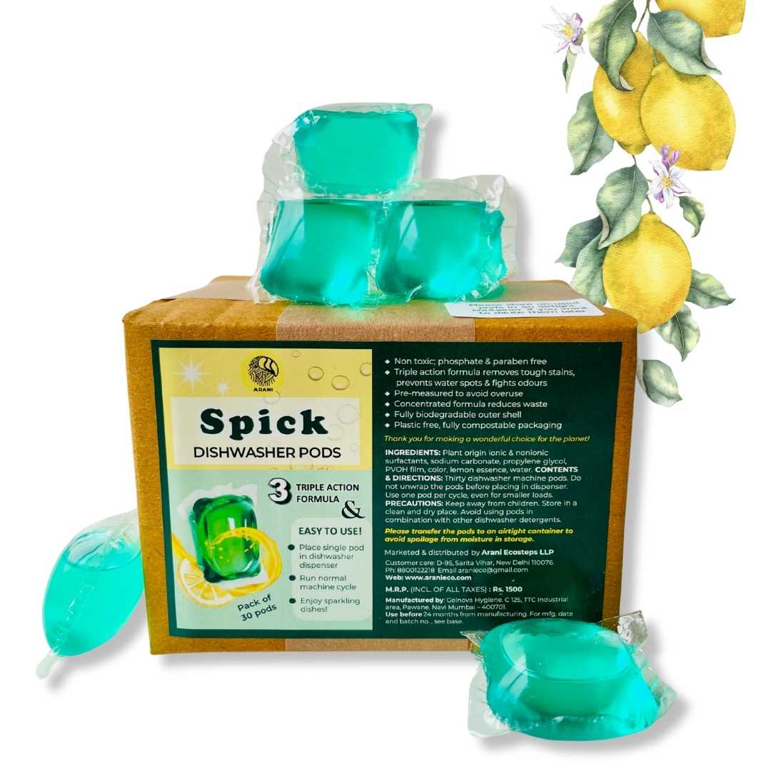 SPICK Dishwasher PODS pack of 30