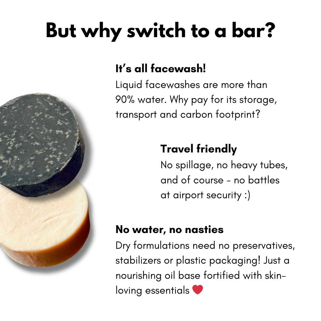 Activated Charcoal Facewash Bar 100g