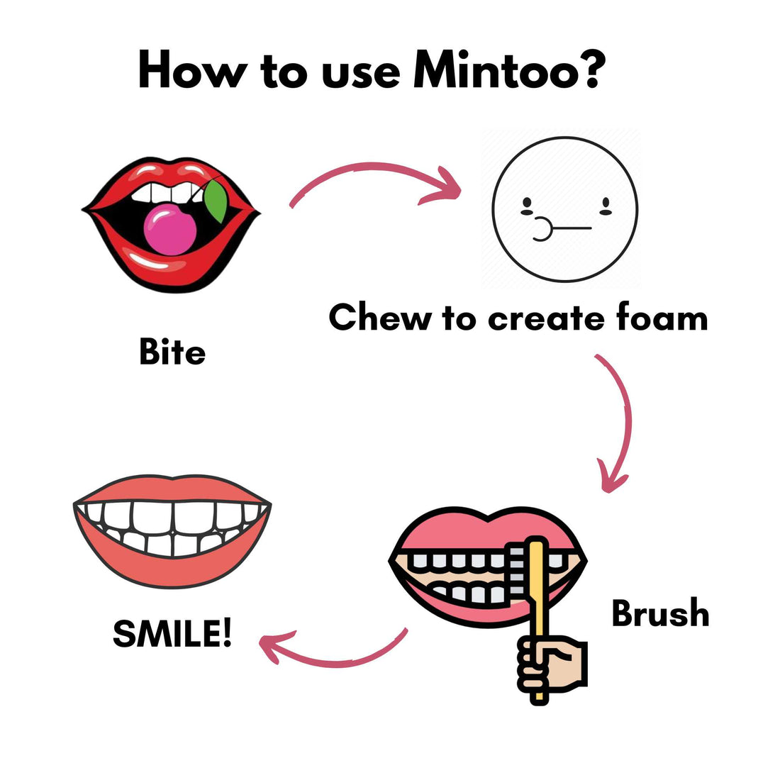 MINTOO Explore (10 Toothpaste Tablets Clove & BlueBerry )