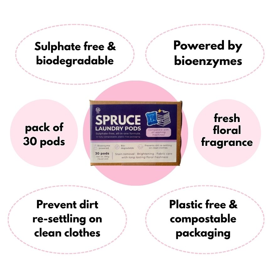 SPRUCE Laundry Pods Pack of 30