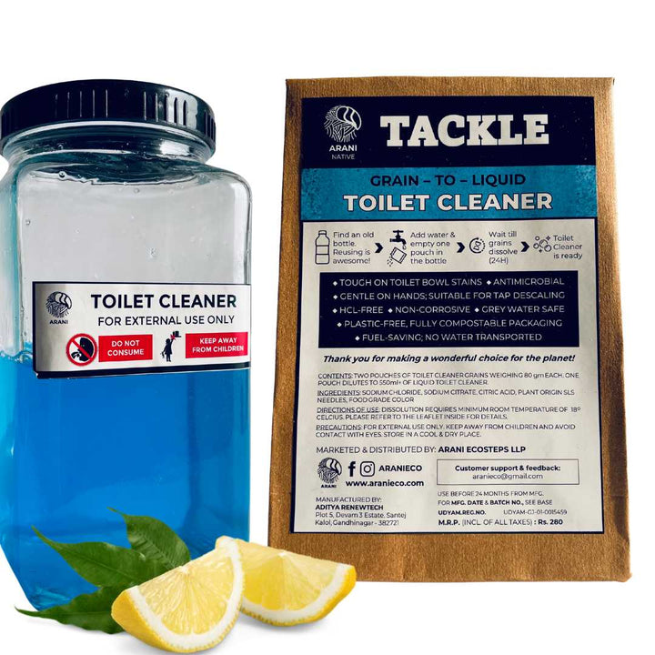 TACKLE Toilet Cleaner (Grain-to-Liquid) 1.1 litre