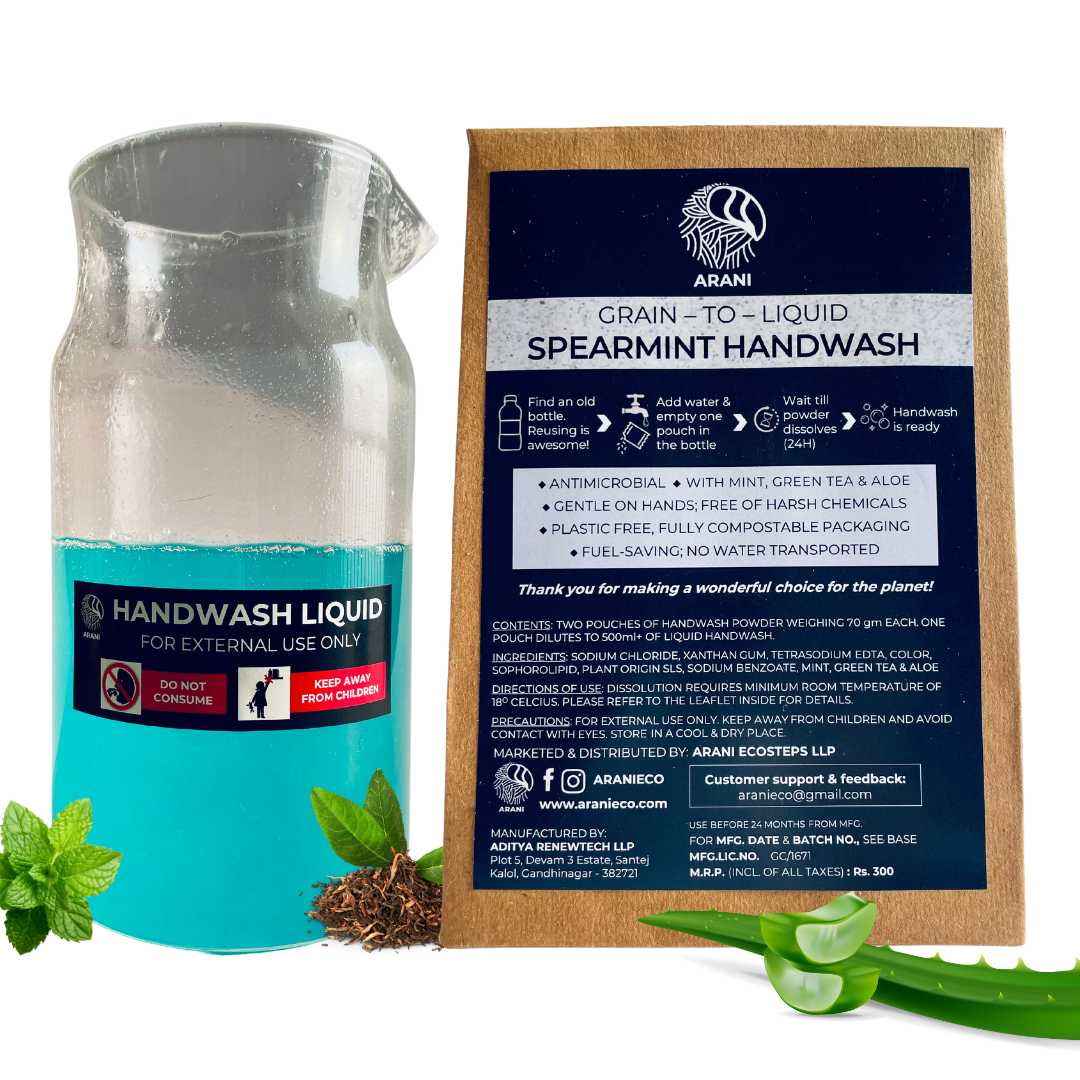 Spearmint Handwash (Grain-to-Liquid) 1.1 litre