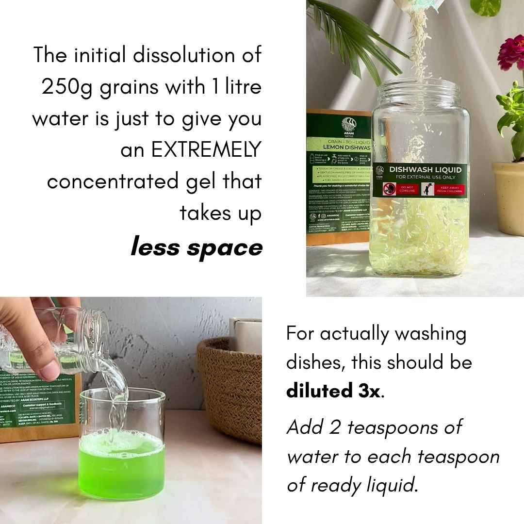 Lemon Dishwash (Grain-to-Liquid) 1.2 litre