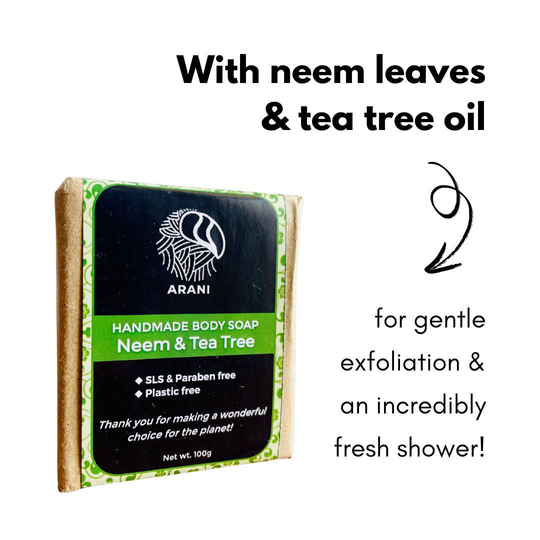 Neem & Tea Tree Bathing Bar 100g