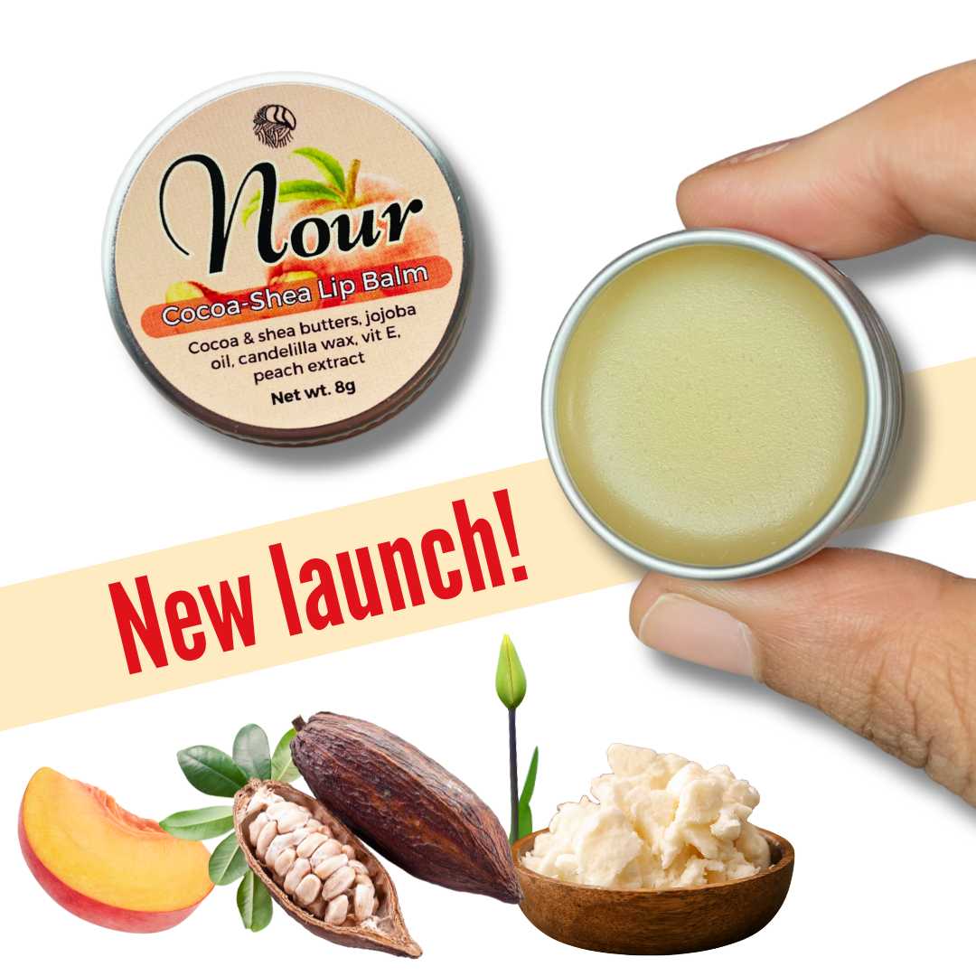 NOUR Cocoa-Shea Lip Balm 8g (untinted)