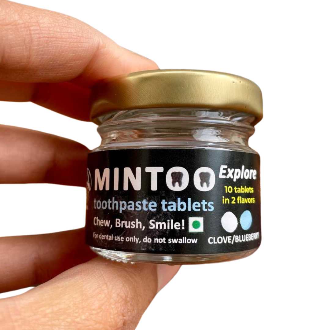 MINTOO Explore (10 Toothpaste Tablets Clove & BlueBerry