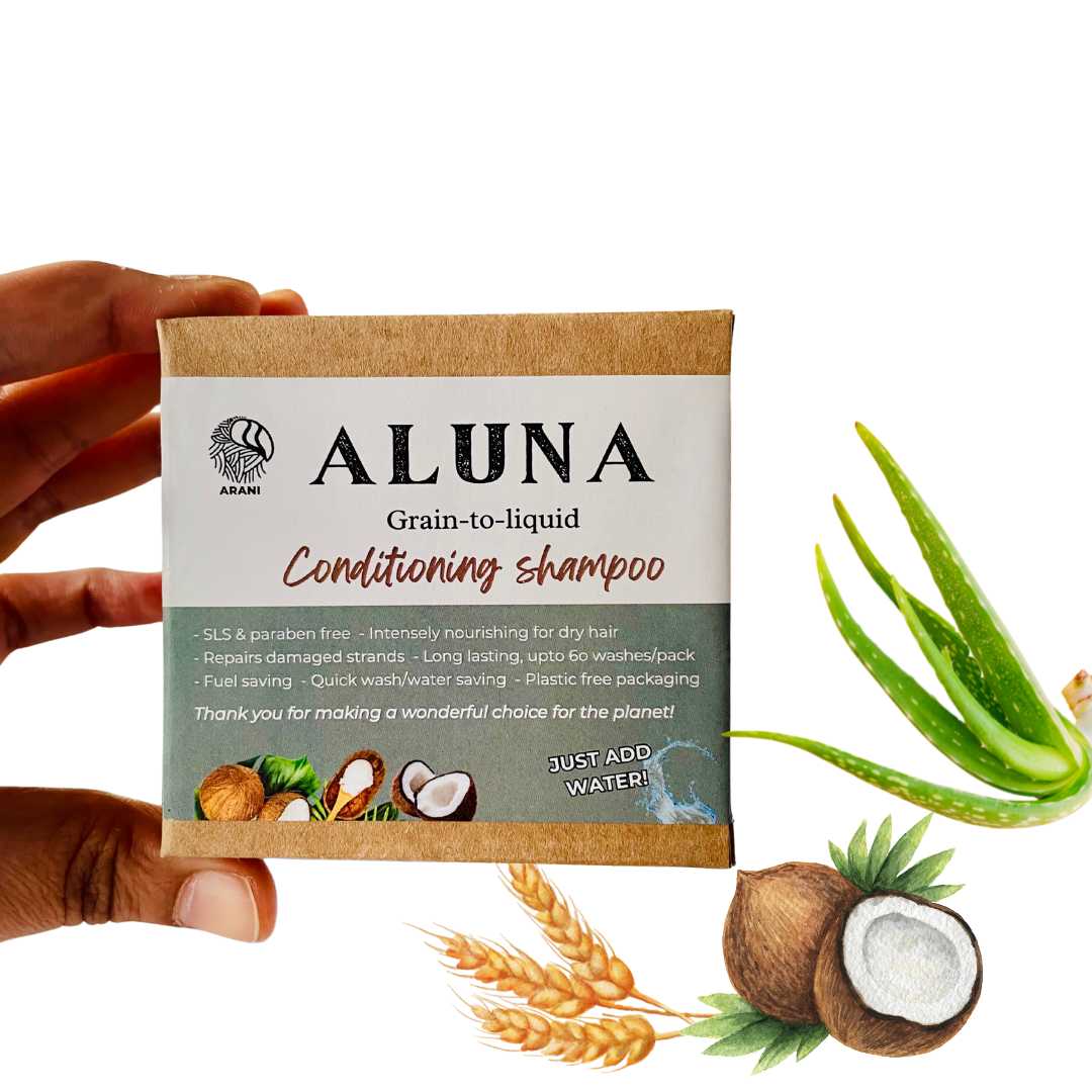 ALUNA Conditioning Shampoo Grain-to-Liquid 600ml
