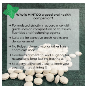 MINTOO Toothpaste Tablets
