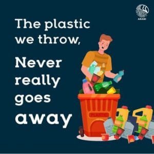 Plastic non-biodegradable
